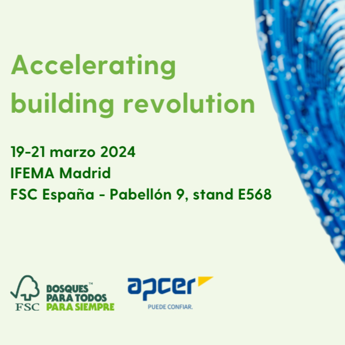 APCER presente en REBUILD Madrid 2024, con FSC® España | 19 al 21 de marzo